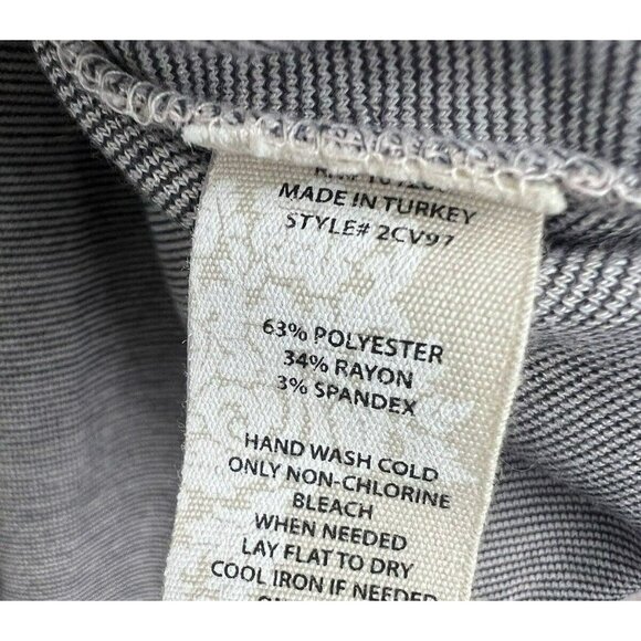 Soft Surroundings Women's Top M Plaid Pink Gray Thick Warm Button Up Long Sleeve - Picture 8 of 10